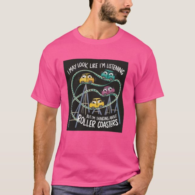 Camiseta Pode parecer que estou ouvindo sobre o Roller (Frente)