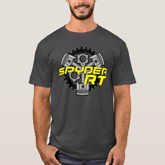 Camiseta Pode Ser Spyder RT Três Pistão Shirt (Frente)