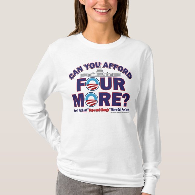 Camiseta Pode você ter recursos para quatro mais (Frente)