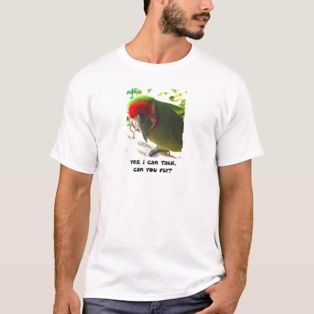 Camiseta Pode você voar o t-shirt militar do Macaw (Frente)