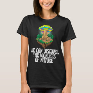 Camiseta Podemos Descobrir As Maravilhas Da Natureza Das Mã