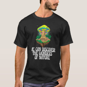 Camiseta Podemos Descobrir As Maravilhas Da Natureza Das Mã