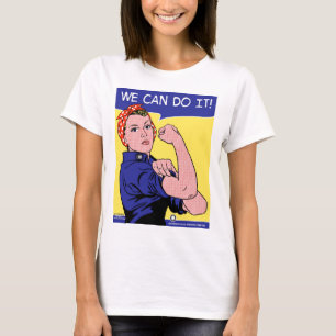 Camiseta Podemos Fazer Isso! Rosie, a versão de arte do P