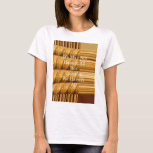 Camiseta Podemos não ter tudo Girafa Safari Hakuna Mata