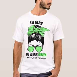 Camiseta Podemos Vestir Awarenes da Saúde Mental do Bun Ver