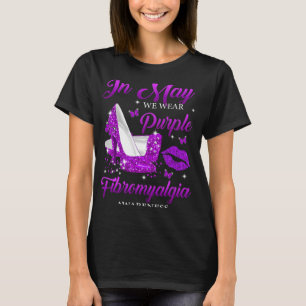 Camiseta Podemos Vestir Fibromialgia Awarene de Altos Cores