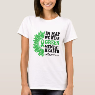 Camiseta Podemos Vestir Verdes Para A Consciência Da Saúde