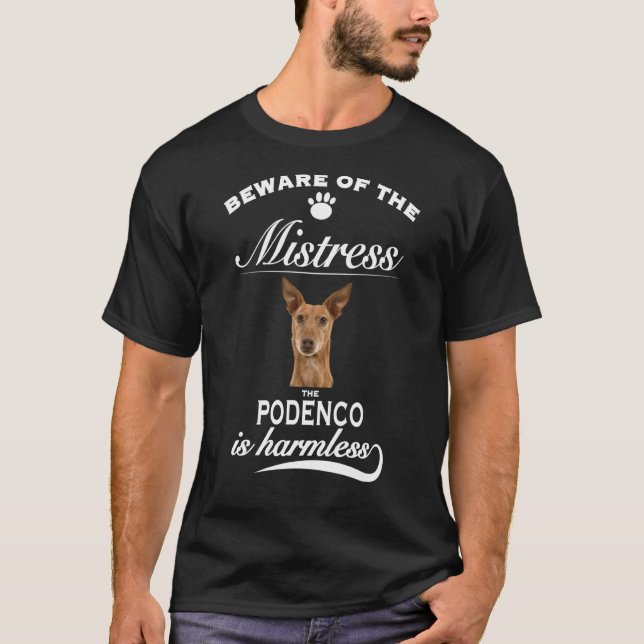 Camiseta Podenco Beware da Senhora Podenco 1 (Frente)