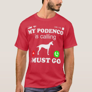 Camiseta Podenco Canario está chamando