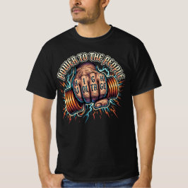 Camiseta Poder ao Povo Presente de Eletricista de Alta Tens