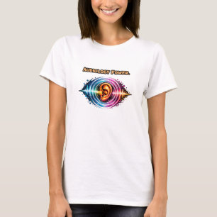 Camiseta Poder da Audiologia: Design de Defensor da Saúde A