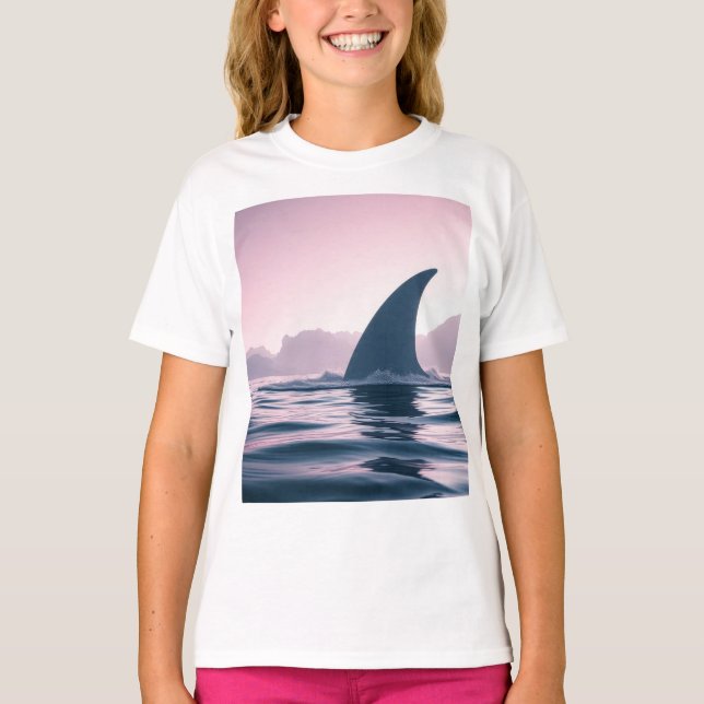 Camiseta Poder da Barbatana de Tubarão (Frente)