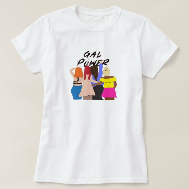 Camiseta Poder da Menina (Frente do Design)