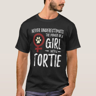 Camiseta Poder da Menina Torta Feminista Cat Mãe