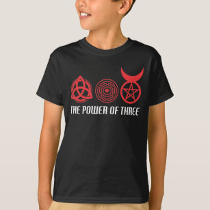 Camiseta Poder da Roda de Três Cavalos Triquetra Hecatina