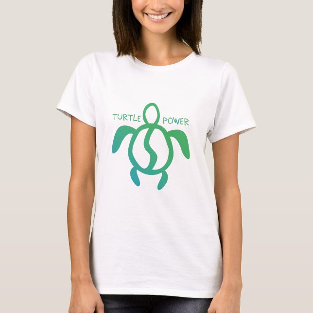 Camiseta Poder da tartaruga (Frente)