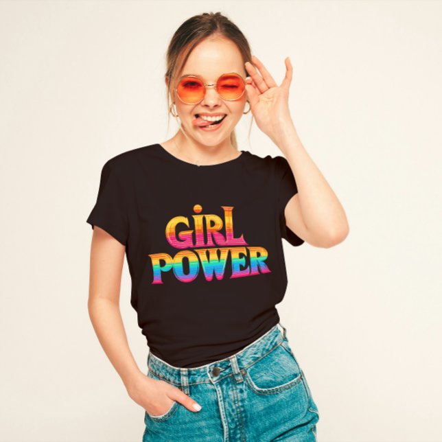 Camiseta "Poder das Meninas" (Criador carregado)