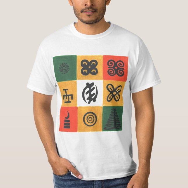 Camiseta Poder de Adinkra da transformação (Frente)