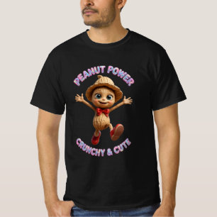 Camiseta Poder de Amendoim Crocante e Fofo