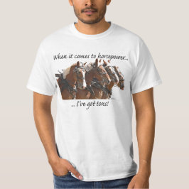 Camiseta Poder de cavalo belga