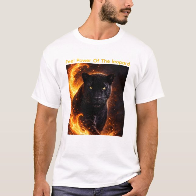 Camiseta Poder de Fogo da Pantera Negra (Frente)