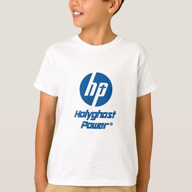 Camiseta Poder de Holyghost: Paródia de HP (Frente)