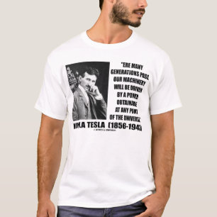 Camiseta Poder de Nikola Tesla obtenível algum universo do