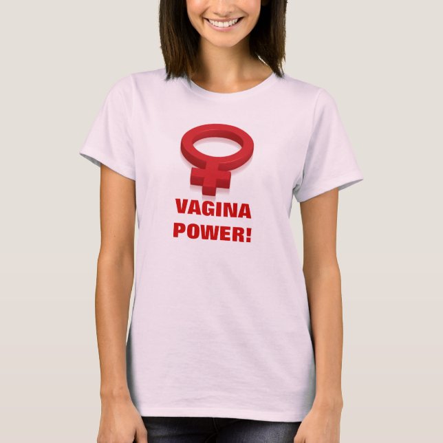 CAMISETA PODER DE VAGINA! (Frente)