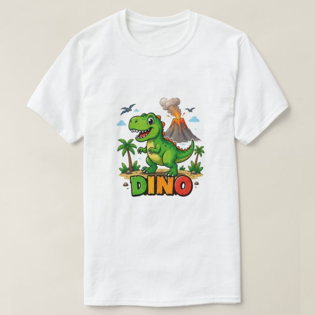 Camiseta Poder Dino  (Frente do Design)