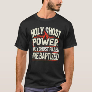 Camiseta Poder do Espírito Santo Fé Cristã