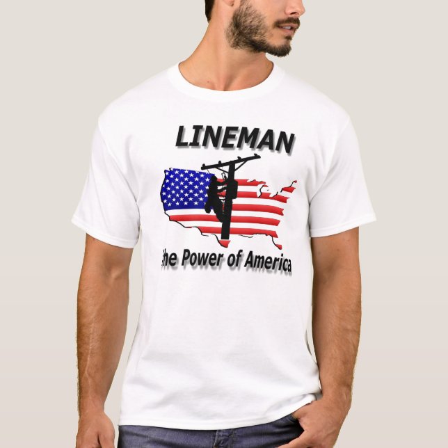 Camiseta Poder do LINEMAN (Frente)