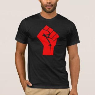 Camiseta Poder do punho do t-shirt das pessoas do T Co. do