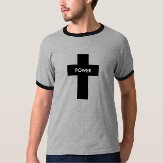 Camiseta Poder do T cristão da campainha dos homens