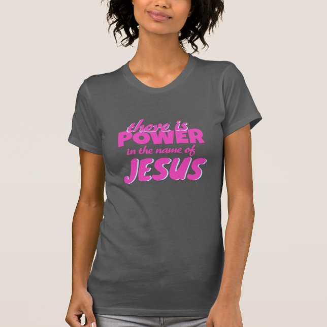 Camiseta Poder em nome de Jesus (Frente)