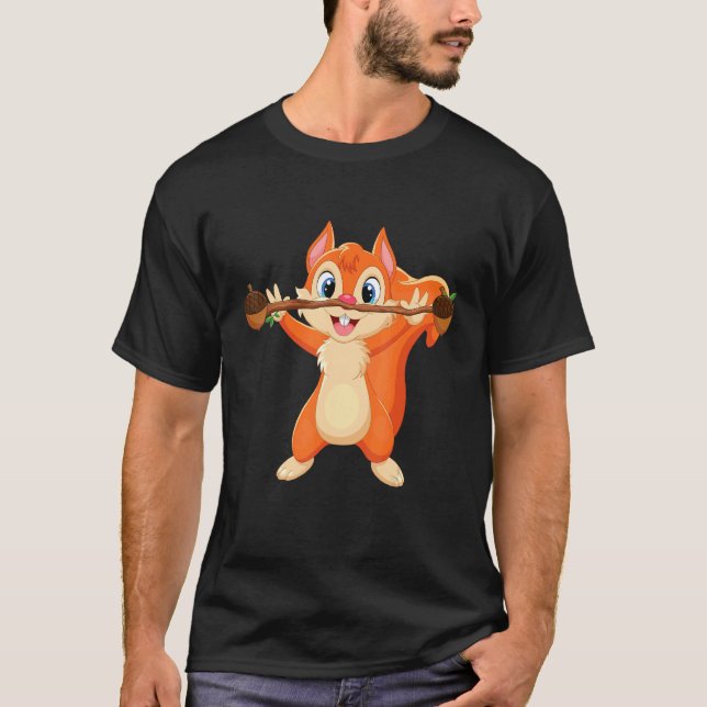 Camiseta Poder Esquilo Floresta Amor Animal Melhor Amigo Es (Frente)