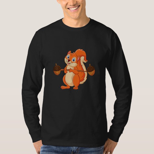 Camiseta Poder Esquilo Floresta Amor Animal Melhor Amigo Es (Frente)