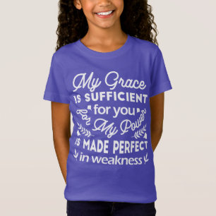 Camiseta Poder Feito Perfeito Na Fraqueza 2 Coríntios 12:9
