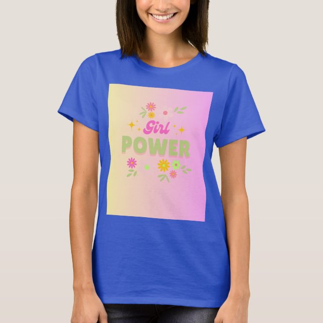 Camiseta Poder feminino design  (Frente)