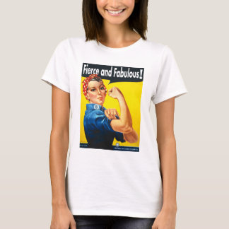 Camiseta Poder Feminino Feroz e Fabuloso
