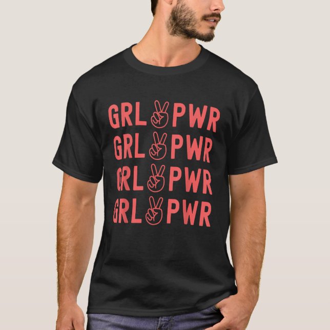 Camiseta Poder Feminista Radical Inspiracional (Frente)