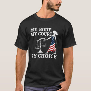 Camiseta Poder Feminista u2013 Meu Corpo Meu Tribunal