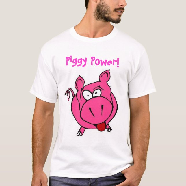 Camiseta Poder leitão (Frente)