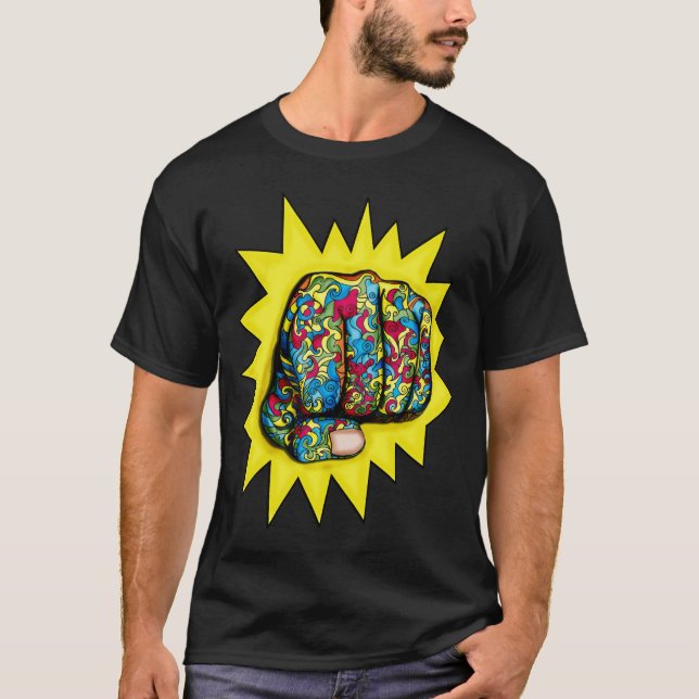 Camiseta Poder psicadélico (Frente)
