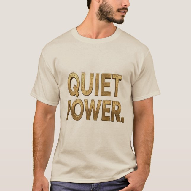 Camiseta Poder Silencioso | Grande Esfinge Projeto Egito (Frente)