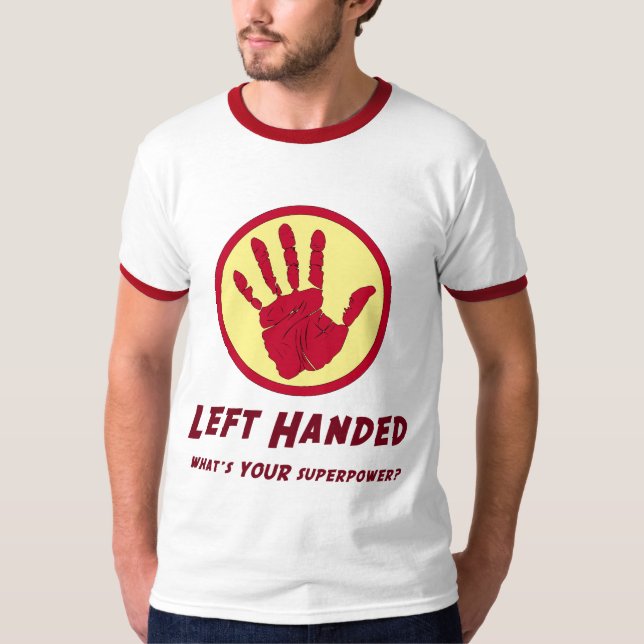Camiseta Poder super canhoto (Frente)