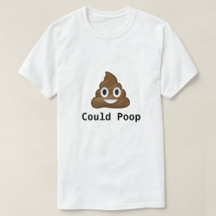 Camiseta PODERIA fazer cocô no trocadilho emoji design tee
