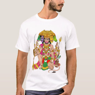 Camiseta Poderosa do Panchmukhi Hanuman
