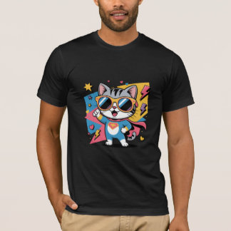 Camiseta Poderosa Gatinha Super-Herói