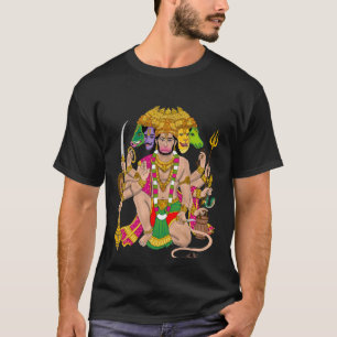 Camiseta Poderosa Panchmukhi Hanuman