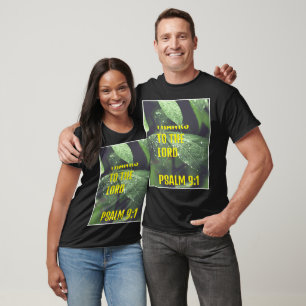 Camiseta poderosas citações de deus dão obrigados ao senhor